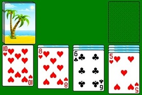 green felt freecell solitaire